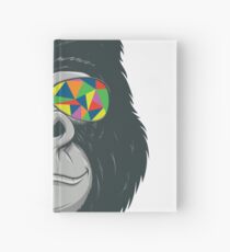 Trippy Hippy Gorilla Hardcover Journal