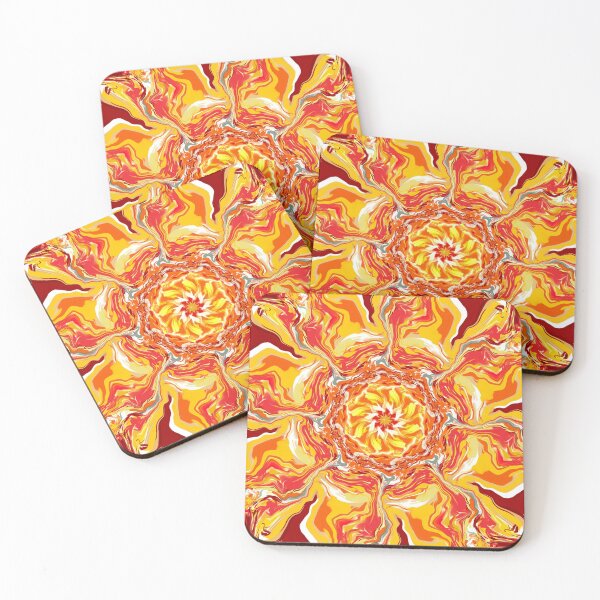 Item preview, Bright sunflower abstract effect painting  designed and sold by Diane Hunter Art.