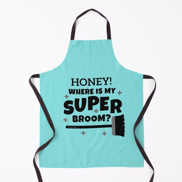 Item preview, Super Broom Funny Cleaning House Cleaner Janitor Design designed and sold by SavvyCleaner.