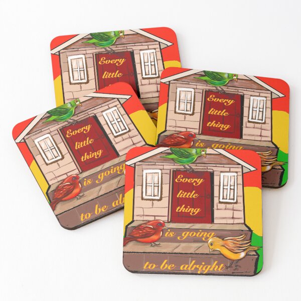 Item preview, Every little thing is going to be alright Rasta colours colors  designed and sold by Artonmytee.