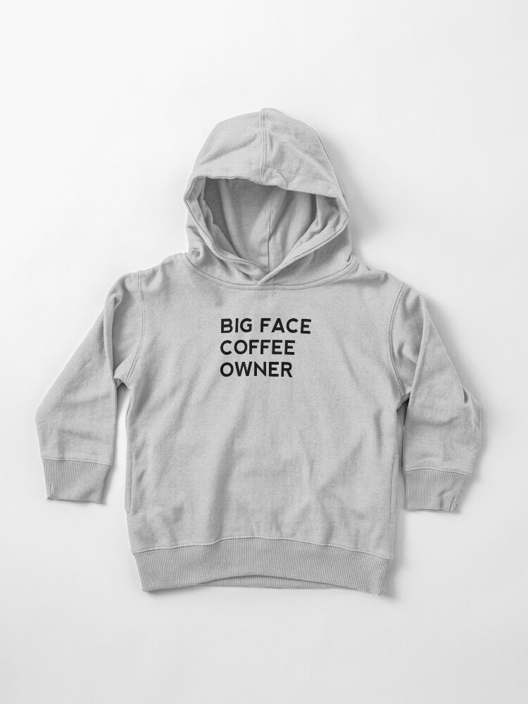 Big face best sale coffee hoodie