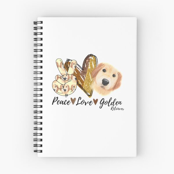 Item preview, Funny golden retriever Dog  -peace love golden retriever dog -love dog - funny dog - golden retriever dog - peace love  dog designed and sold by Jknok.