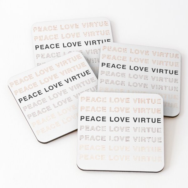 Item preview, Peace Love Virtue designed and sold by anyART22.