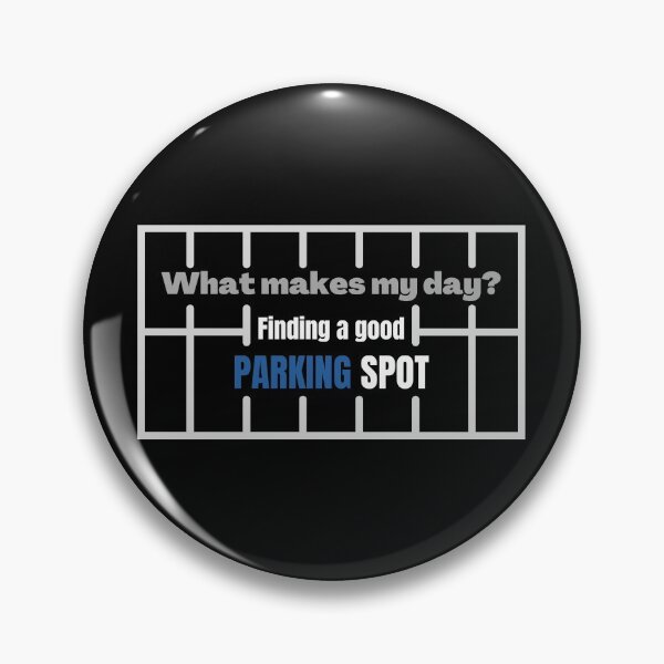 Item preview, Finding a good parking spot - parking lot marking - Funny Text designed and sold by DrawingBoard.