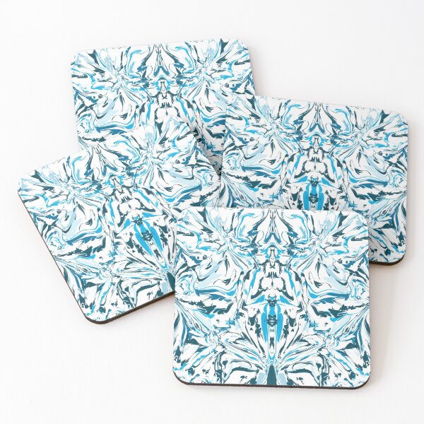 Item preview, Cool Ice blue crystal abstract design  designed and sold by Diane Hunter Art.