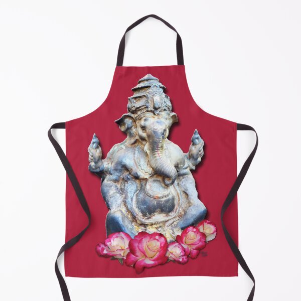 Item preview, Lord Ganesh The Protector of the Universe Roses Red designed and sold by SpiritGifts.