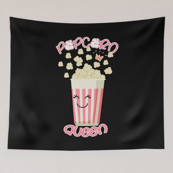 Artikelvorschau, POPCORN QUEEN - Nettes Popcorngeschenk für nationalen Popcorn-Tag entworfen und verkauft von CreativaArt-.