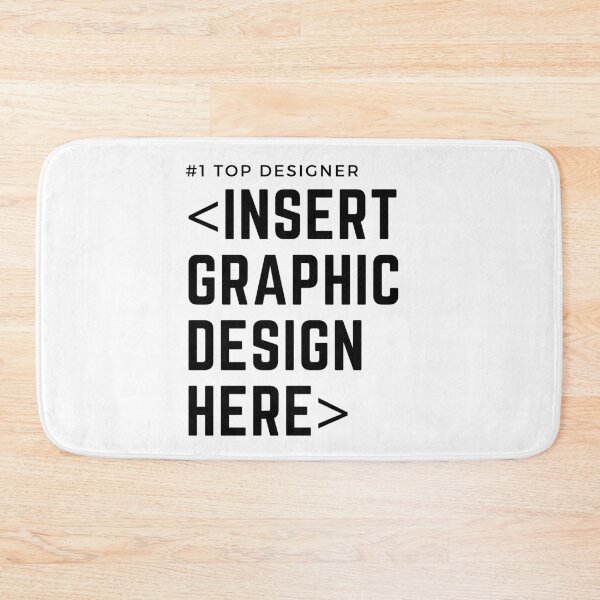 Item preview, Insert Graphic Design Here - Graphic Text Typography designed and sold by happyshopg.