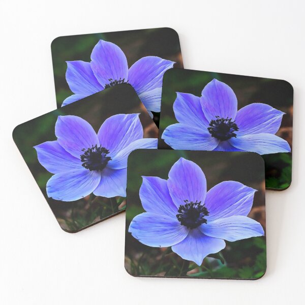 Item preview, Blue Anemone Acrylic Botanical Art designed and sold by taiche.