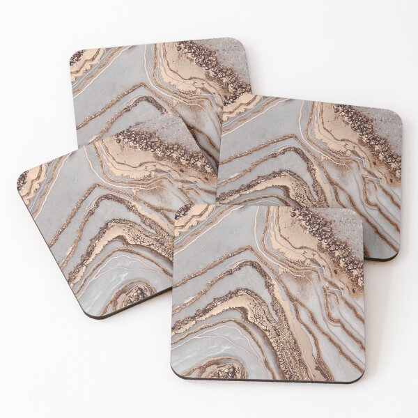 Item preview, Brown And Gold Marble Aesthetic designed and sold by MadeByMishkaN.