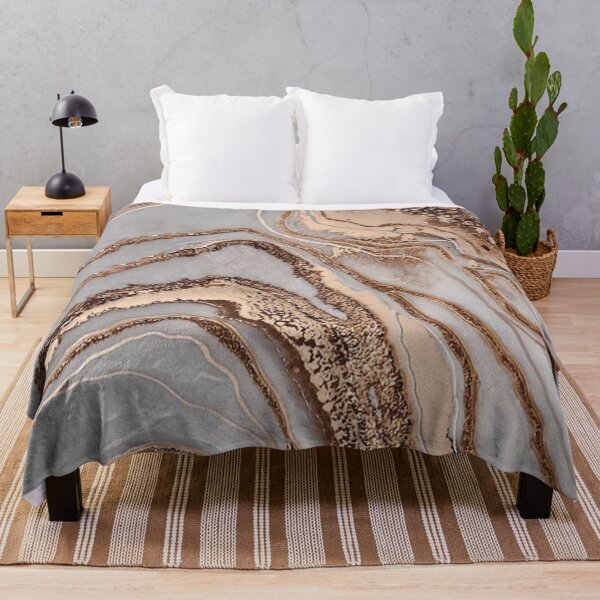Item preview, Brown And Gold Marble Aesthetic designed and sold by MadeByMishkaN.
