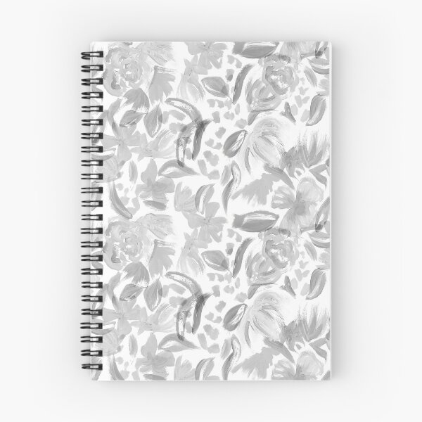 Item preview, Oil Painted Gray Flowers designed and sold by Carolina Diaz.