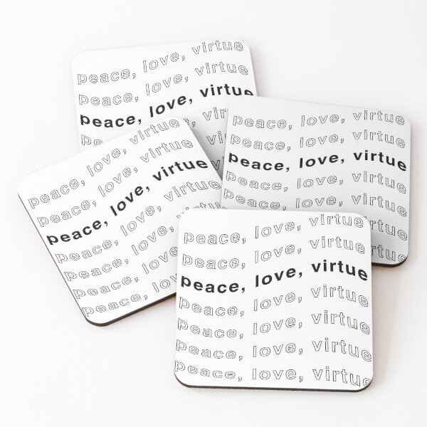 Item preview, peace love virtue designed and sold by anyART22.