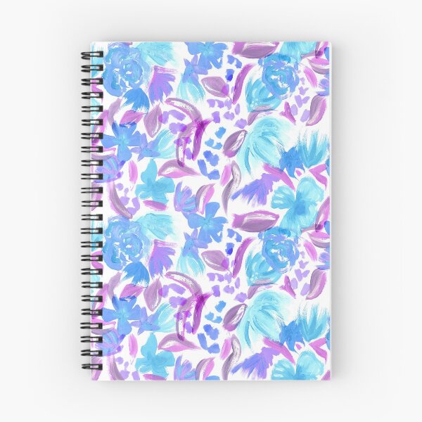 Item preview, Oil Painted Blue Flowers designed and sold by Carolina Diaz.