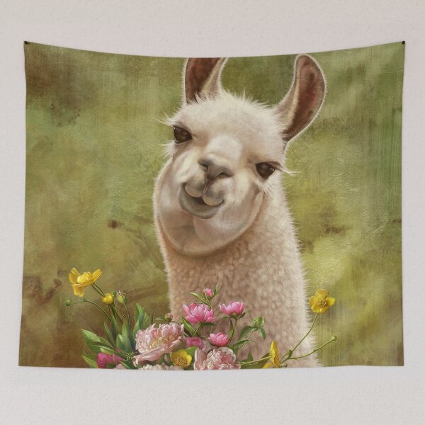 Item preview, 03. Llama in Love designed and sold by tutuart.