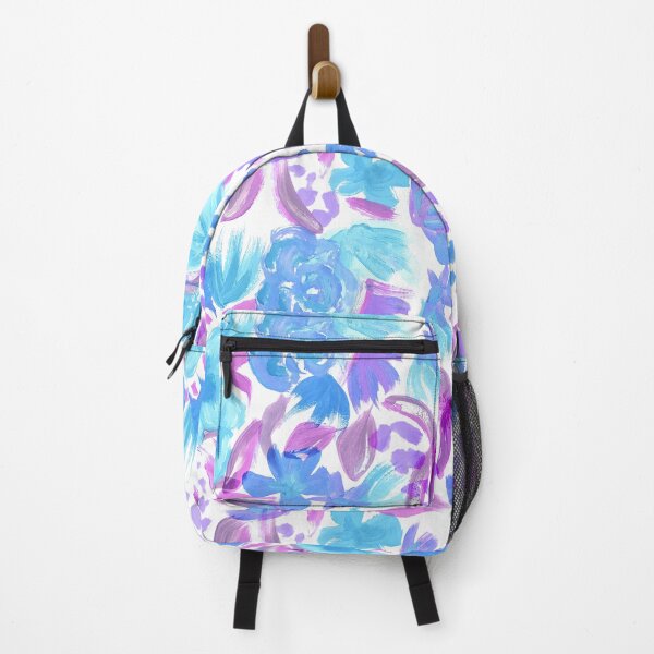 Item preview, Oil Painted Blue Flowers designed and sold by Carolina Diaz.