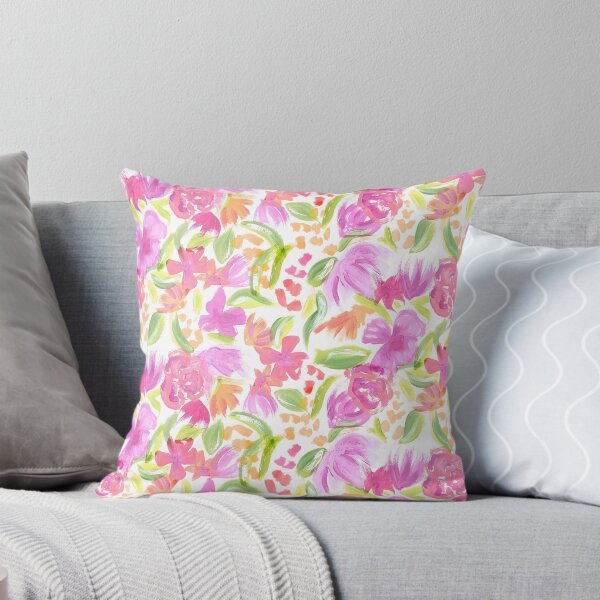 Item preview, Oil Painted Pink Flowers designed and sold by Carolina Diaz.