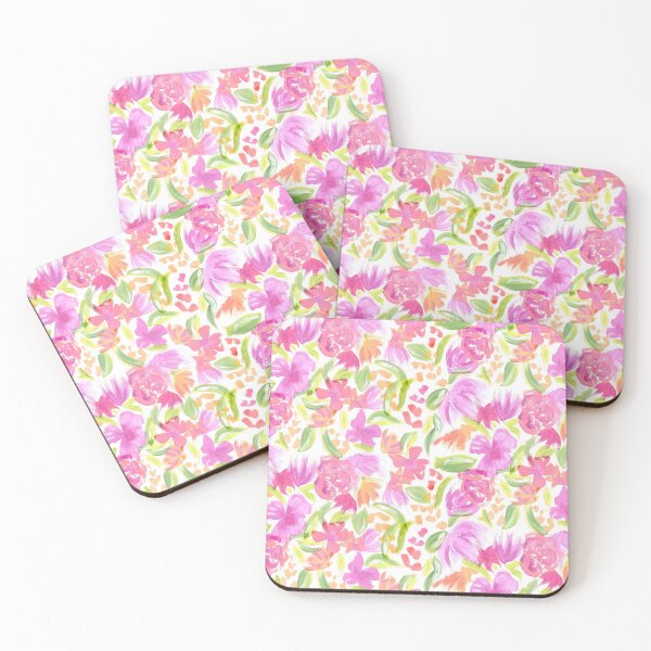Item preview, Oil Painted Pink Flowers designed and sold by Carolina Diaz.