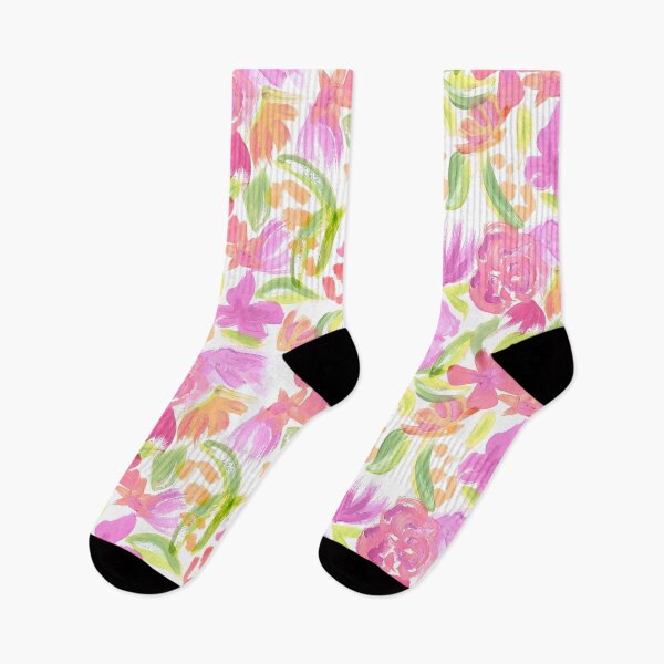 Item preview, Oil Painted Pink Flowers designed and sold by Carolina Diaz.