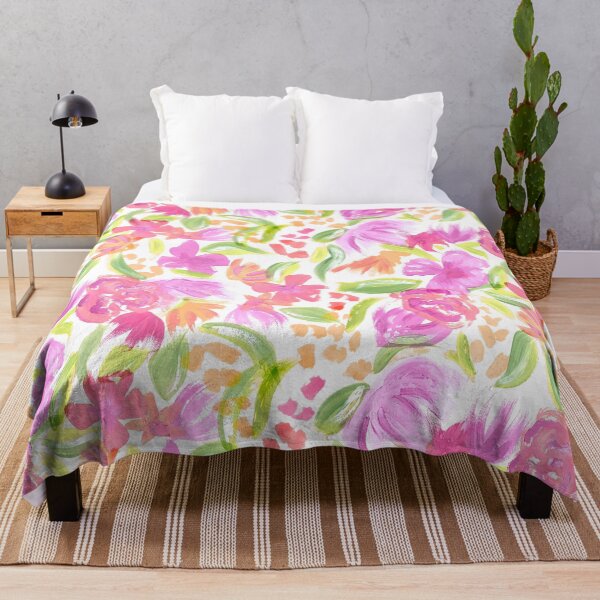 Item preview, Oil Painted Pink Flowers designed and sold by Carolina Diaz.
