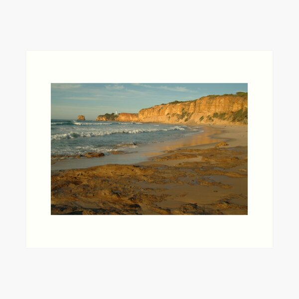 Item preview, Joe Mortelliti Gallery - Warm morning at Split Point, Aireys Inlet, Great Ocean Road, Victoria, Australia. designed and sold by thisisaustralia.