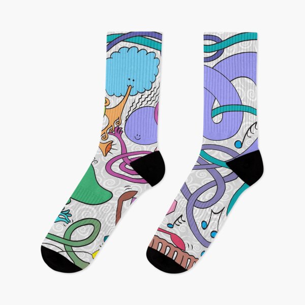 Item preview, Mr Squiggly Ragamuffin Band designed and sold by Becky Titus.