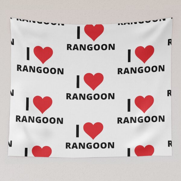 Item preview, I Love Rangoon (light) designed and sold by mugify.