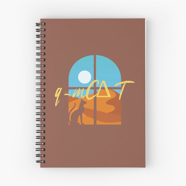 Item preview, Heat q=mCΔT cat in the desert designed and sold by GenChem.