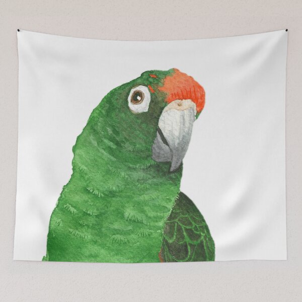 Item preview, jardine's parrot watercolor - bird paint designed and sold by L'Atelier Oranjade.