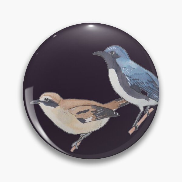 Item preview, Black-throated Blue Warbler bird watercolor art designed and sold by TheWaterBirds.