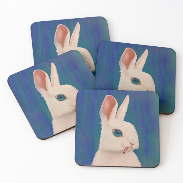 Item preview, Cute evil blue-eyed rabbit designed and sold by Andreja's shop.