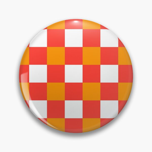 Item preview, Checkered tricolor pattern with white, red and orange designed and sold by acidmit.