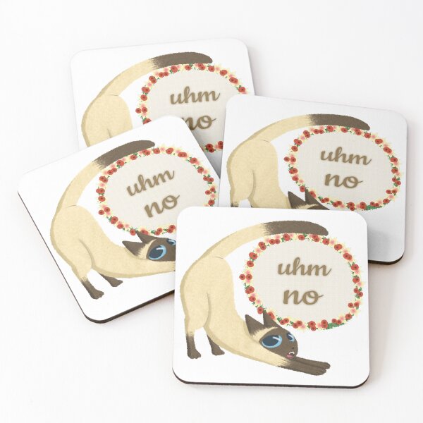 Item preview, Sassy Cats - "Uhm No" designed and sold by KlaraBellum.