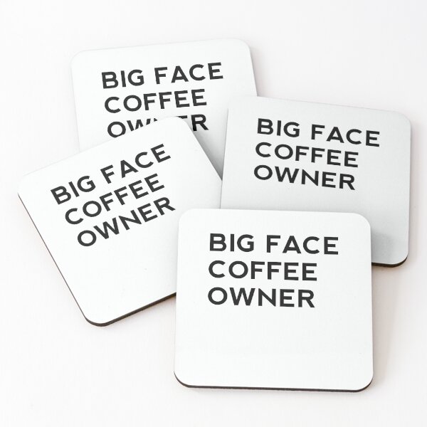Item preview, big face coffee owner designed and sold by rayla1424.