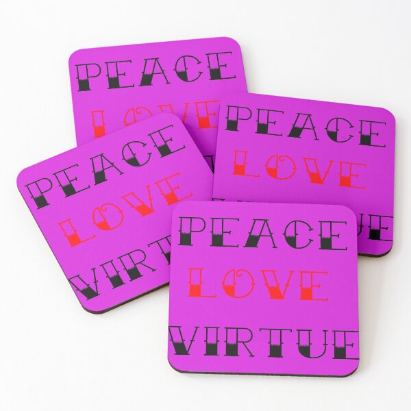 Item preview, Peace love virtue designed and sold by anyART22.