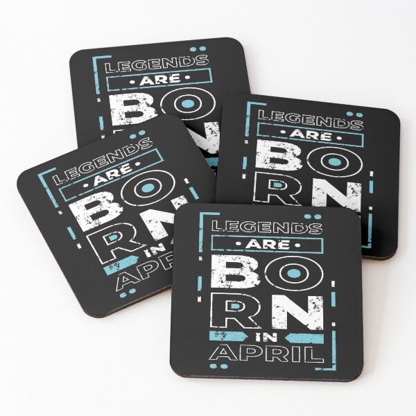 Item preview, Legends Are Born In April designed and sold by Qudkin.