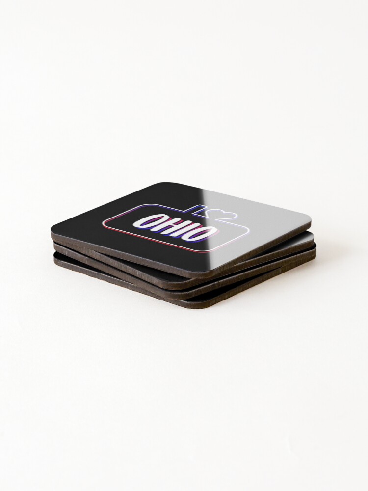 Thumbnail 4 of 5, Coasters (Set of 4), I Love Ohio designed and sold by RADesigns21.