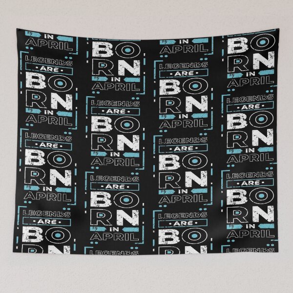 Item preview, Legends Are Born In April designed and sold by Qudkin.
