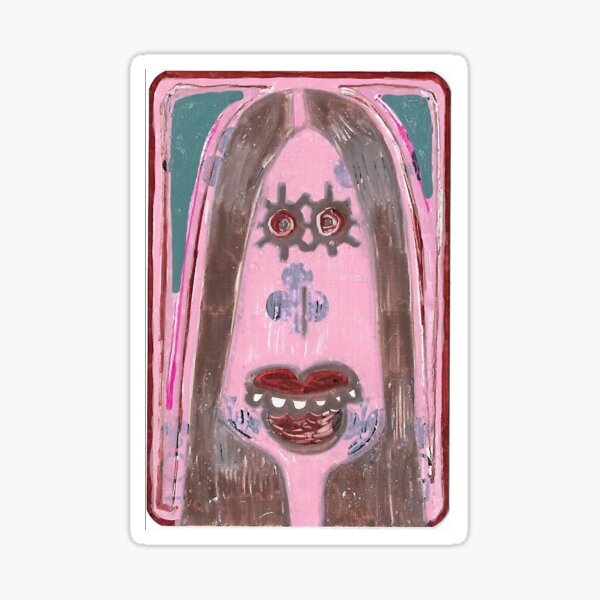 The 5 of Clubs Sticker