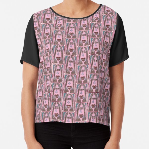 The 5 of Clubs Chiffon Top