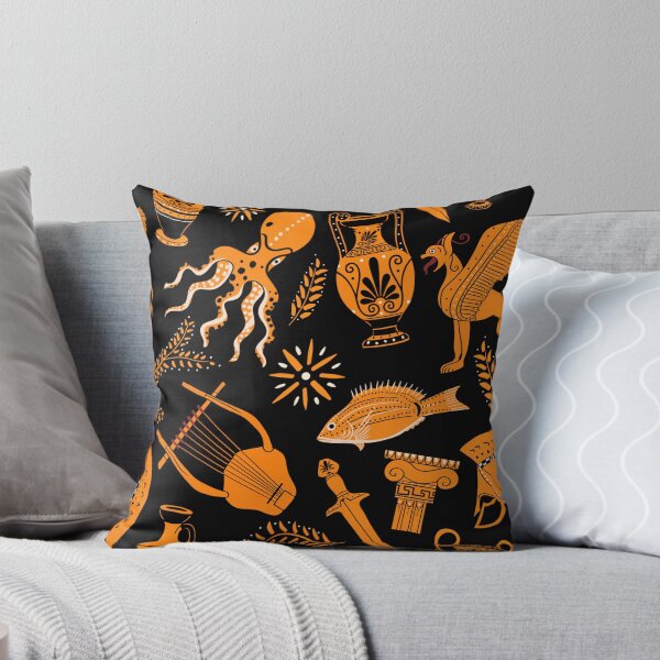 Item preview, Ancient Greek Red Figure Pottery Pattern designed and sold by AlexanderPetela.