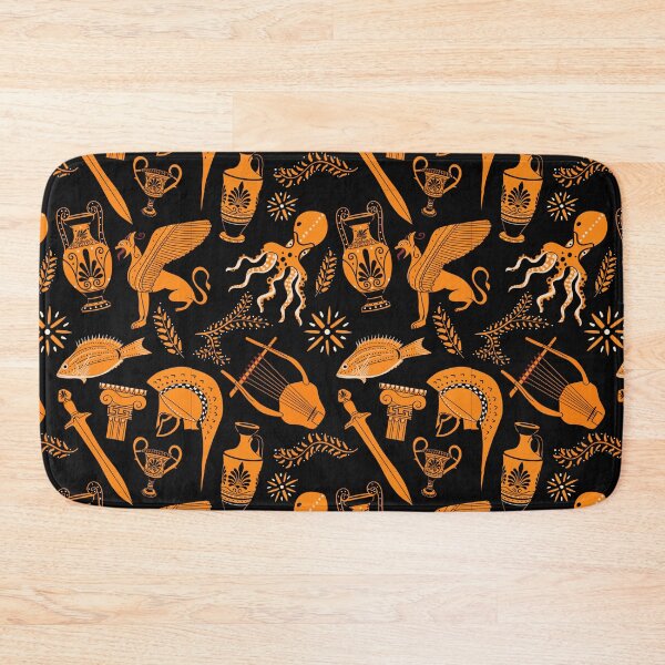 Item preview, Ancient Greek Red Figure Pottery Pattern designed and sold by AlexanderPetela.