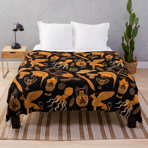 Item preview, Ancient Greek Red Figure Pottery Pattern designed and sold by AlexanderPetela.