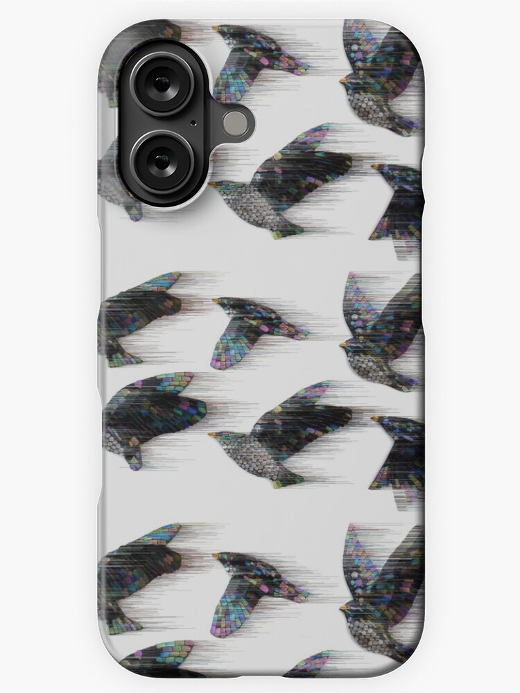 Thumbnail 1 of 4, iPhone Case, Starlings in the Wind designed and sold by KateRattray.