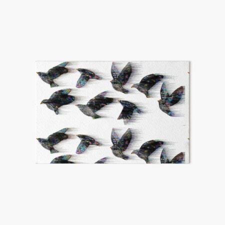 Starlings in the Wind Art Board Print