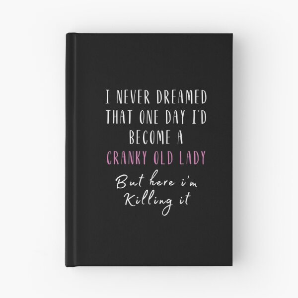 Item preview, Senior Citizen Gift Cranky old cranky lady Funny Gifts designed and sold by megahamdesigns.