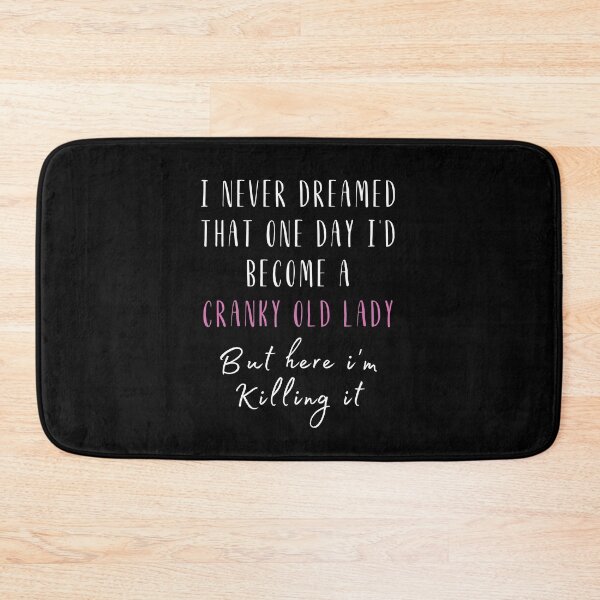 Item preview, Senior Citizen Gift Cranky old cranky lady Funny Gifts designed and sold by megahamdesigns.
