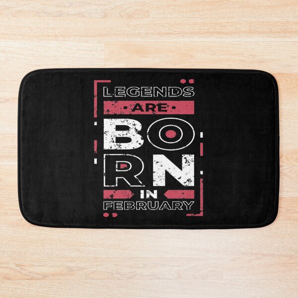 Item preview, Legends Are Born In February designed and sold by Qudkin.