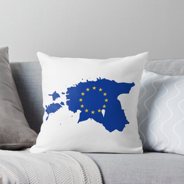 Item preview, European Union Flag Map of Estonia designed and sold by abbeyz71.