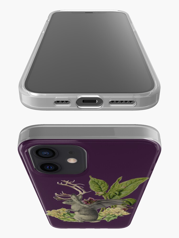Alternate view of Jackalope Vespertilio (purple) iPhone Case & Cover
